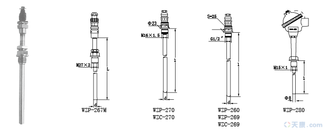 天康插座式熱電阻