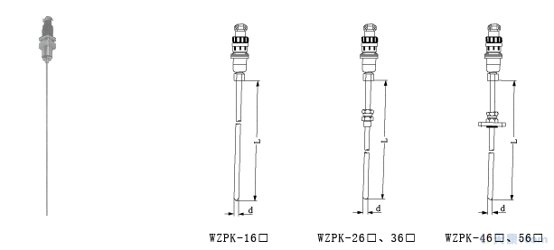 天康圓接插式鎧裝熱電阻